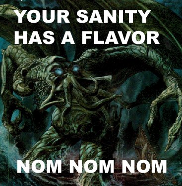 UR SANITY HAS A FLAVOR. NOM NOM NOM
