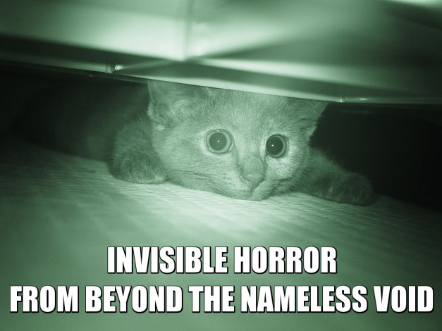 INVISIBLE HORROR FROM BEYOND THE NAMELESS VOID