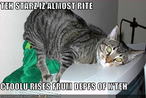 TEH STARZ IZ ALMOST RITE - CTOOLU RISES FRUM DEPFS OF K